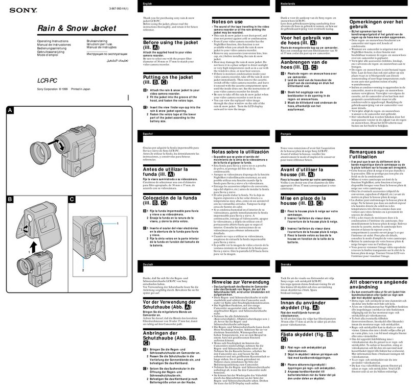Sony LCR-PC User manual