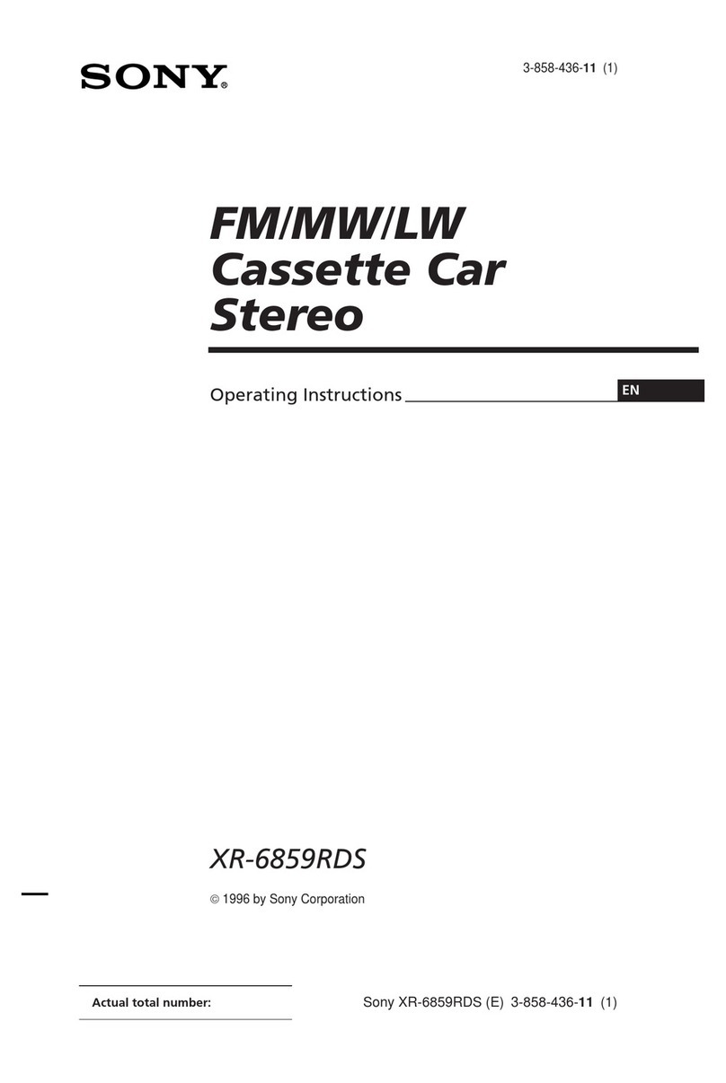 Sony XR-6859RDS User manual