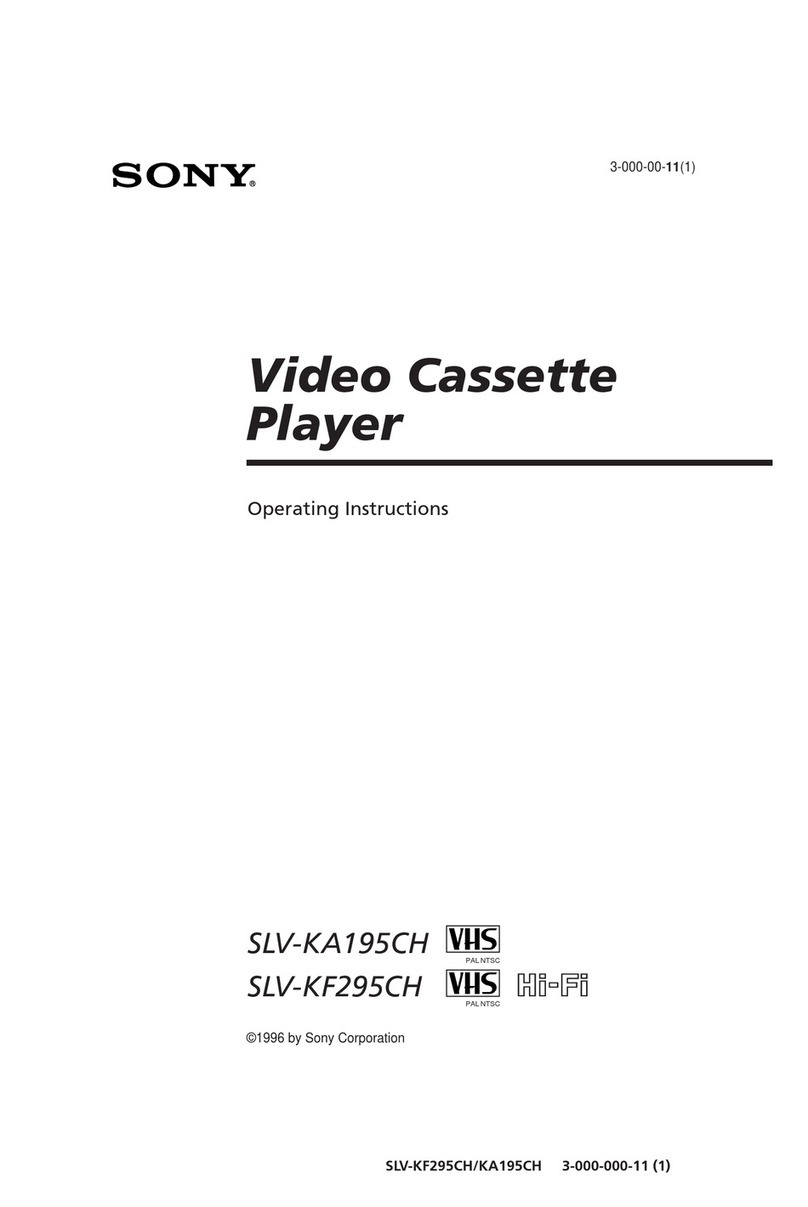 Sony SLV-KA195CH User manual