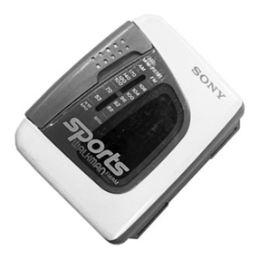 Sony Sports Walkman WM-FS191 User manual Sony Sports Walkman WM-FS191 User manual