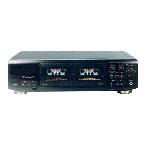 Sony TC-WR350Z operating instructions