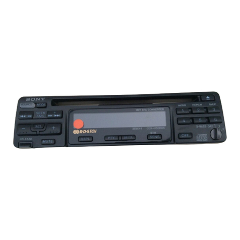 Sony CDX-4150RDS operating instructions