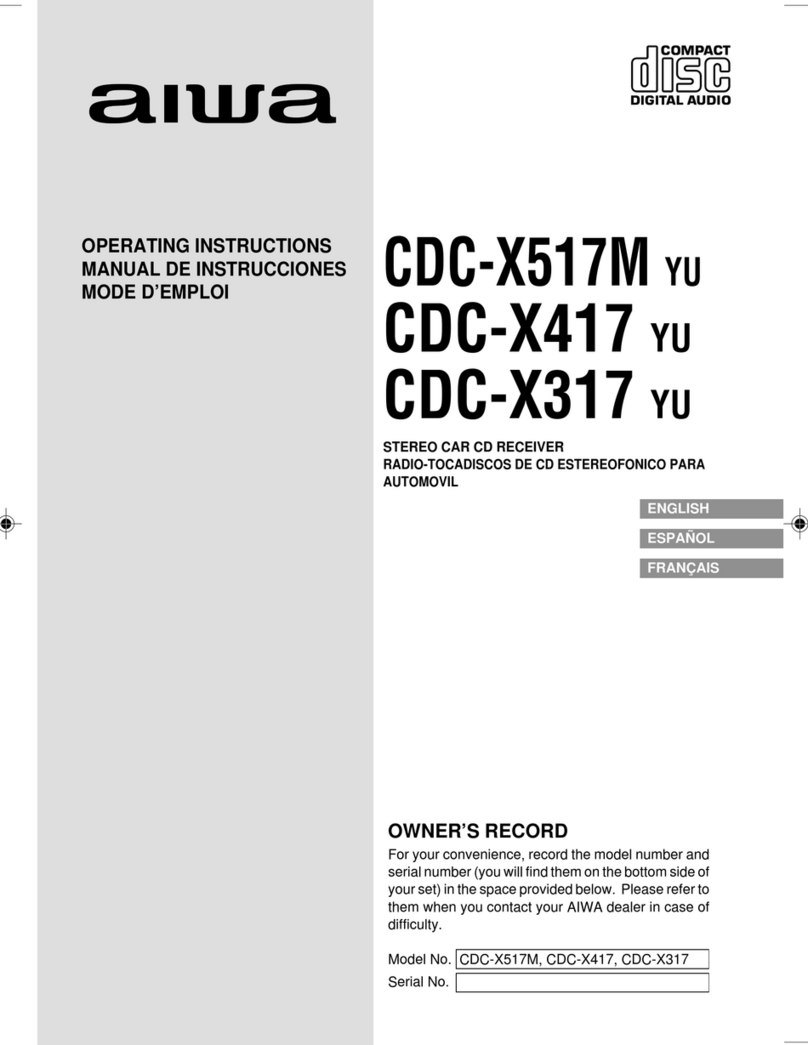 Aiwa CDC-X317 User manual