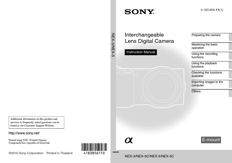 Sony NEX-3C User manual