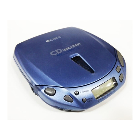 Sony D-E400 User manual