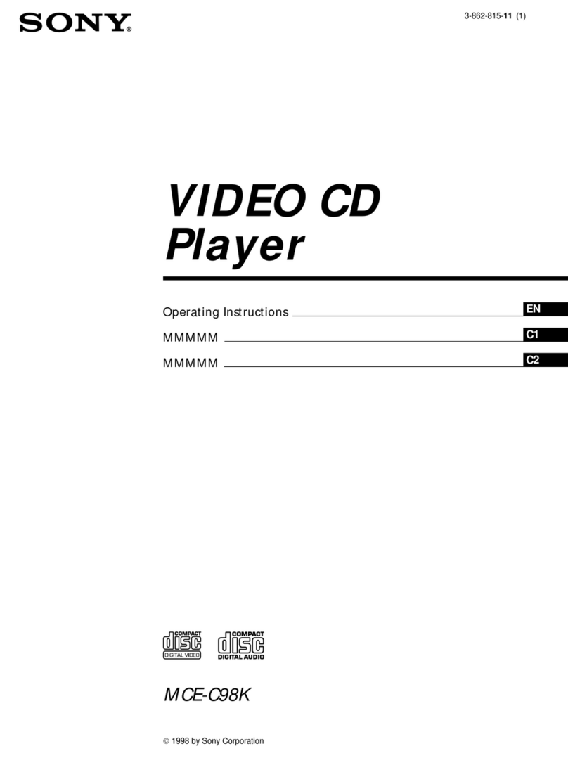 Sony MCE-C98K User manual