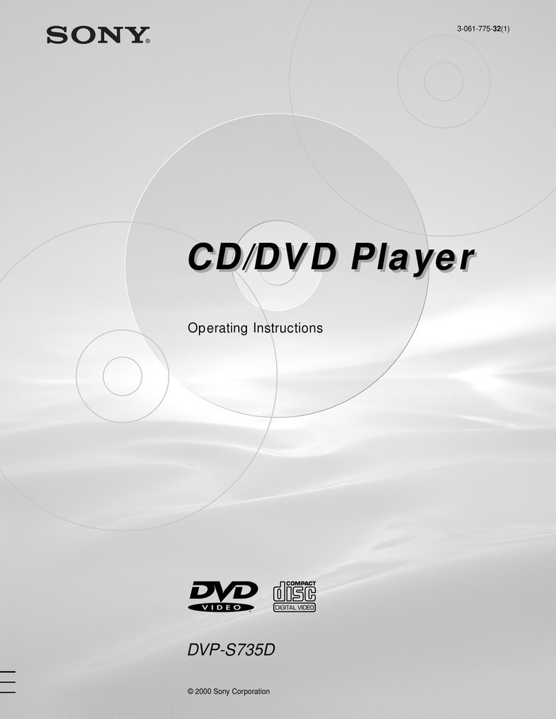 Sony DVP-S735D User manual