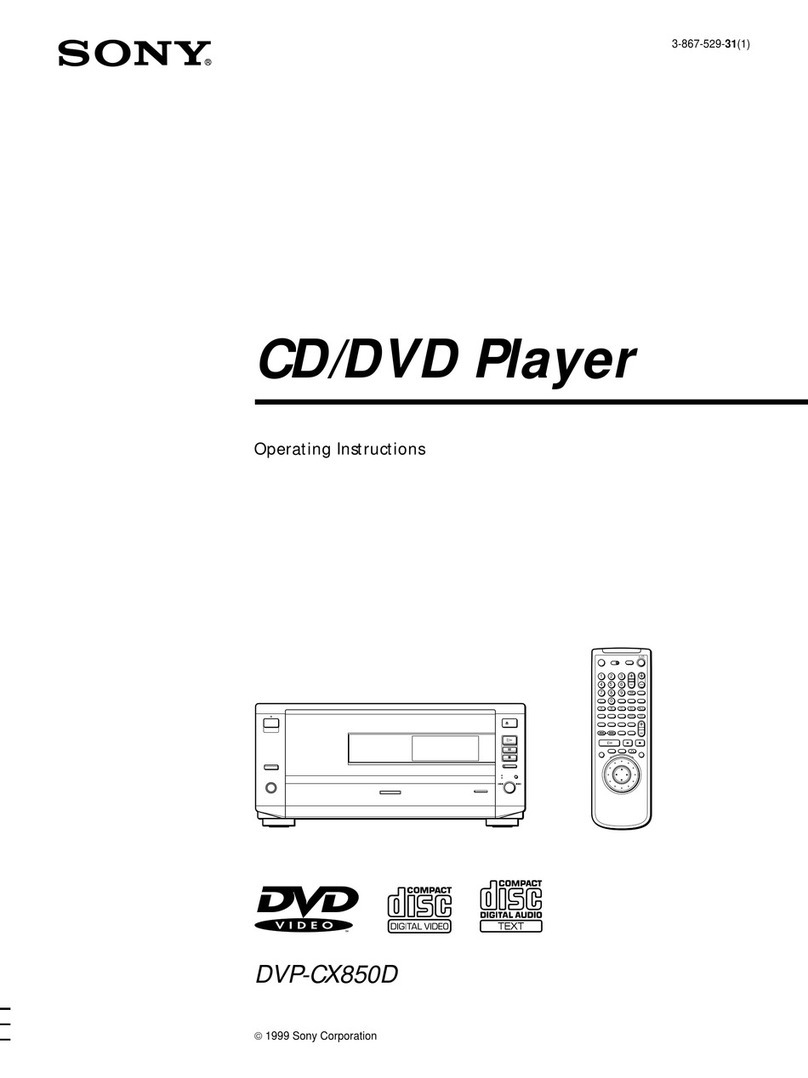 Sony DVPC-X850D User manual
