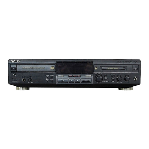 Sony MXD-D1 User manual