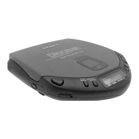 Sony Discman D-171 operating instructions