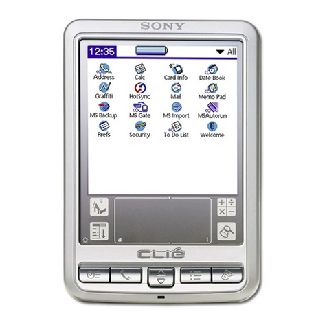 Sony PEG-SJ20 Add-on Application Read this first