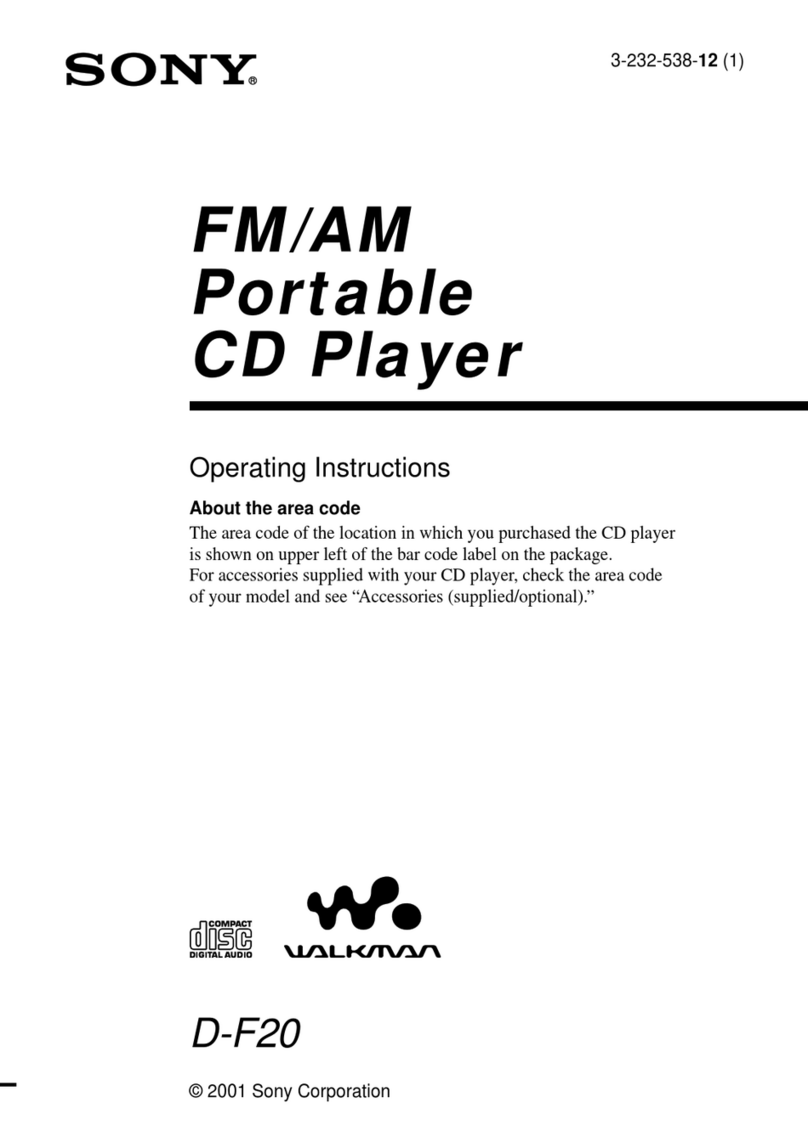 Sony NP-F20 User manual