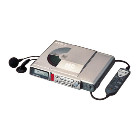 Sony MZ-R37 User manual