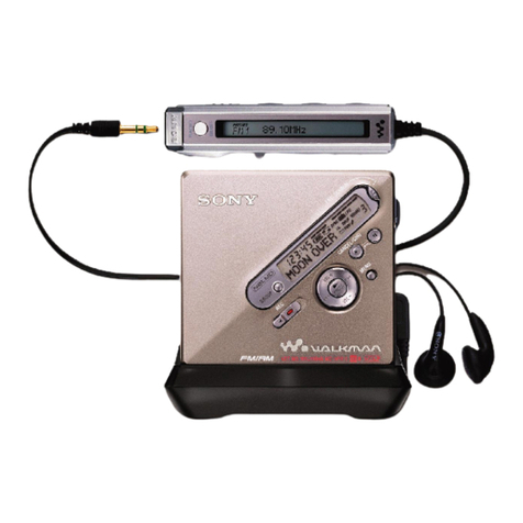 Sony Walkman MZ-NF810CK User manual