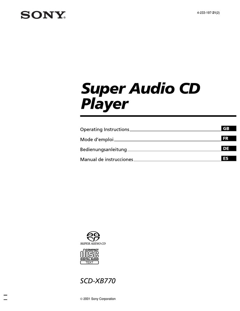 Sony SCD-XB770 User manual