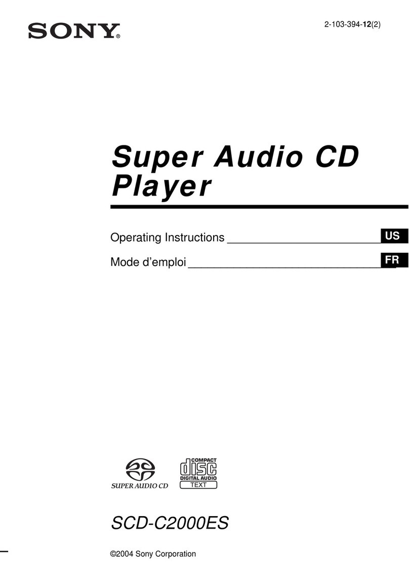 Sony SCD SCD-C2000ES User manual