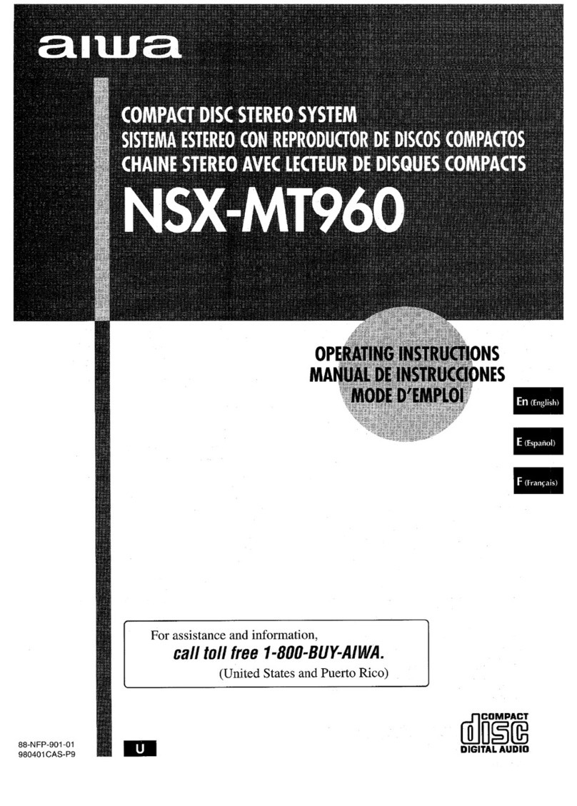 Aiwa NSX-MT960 User manual