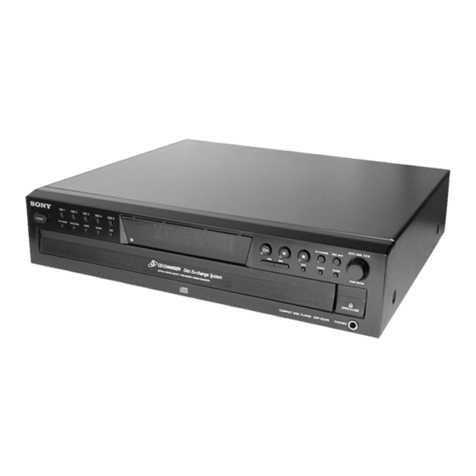 Sony CDP-CE275 - Carousel Cd Player 5 Discs User manual