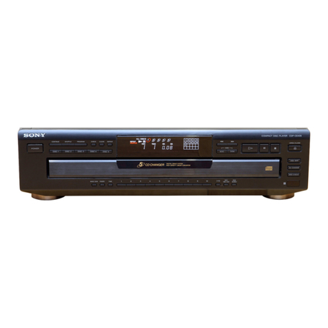 Sony CDP-C661 Operating Instructions (CD... User manual