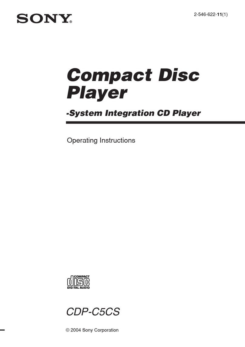 Sony CDP-C5CS  (CDPC5CS) User manual