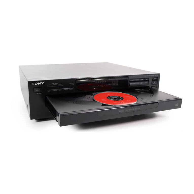 Sony CDP-C265 operating instructions