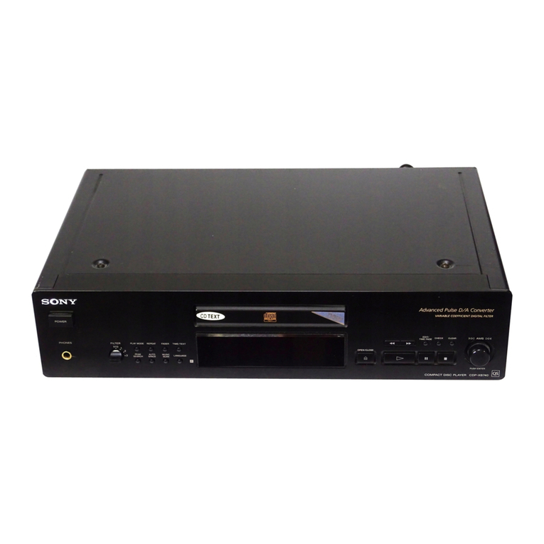 Sony CDP-XB740 operating instructions
