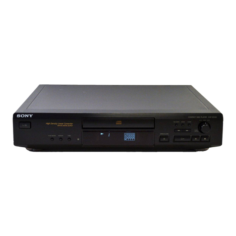 Sony CDP-XE220 User manual