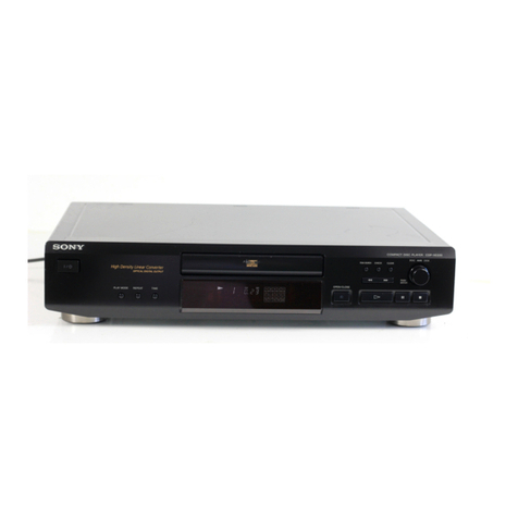 Sony CDP-XE200 User manual