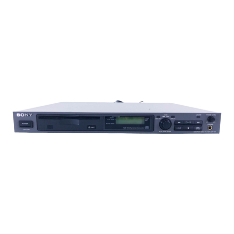 Sony CDP-D11 User manual