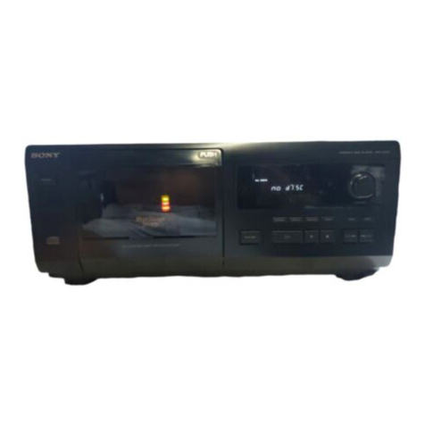 Sony CDP-CX50 User manual