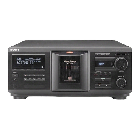 Sony CDP-CX450 - Compact Disc Player User manual