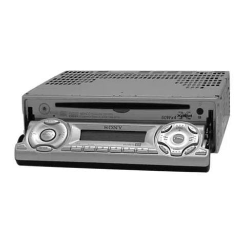 Sony CDX-M600R operating instructions