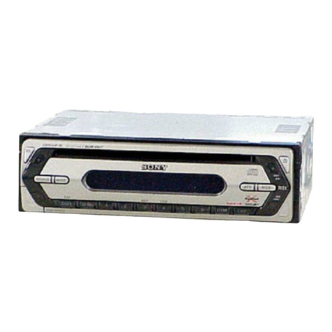 Sony CDX-S22 operating instructions