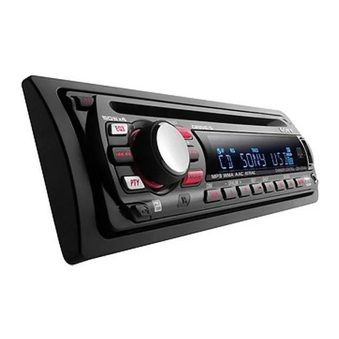 Sony CDX-GT414U User manual