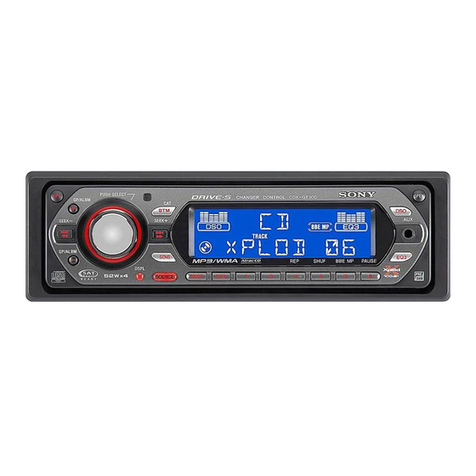 Sony CDX-GT300S operating instructions