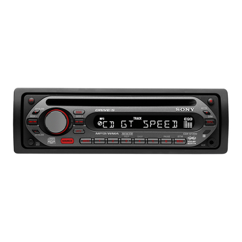 Sony CDX-GT200E User manual