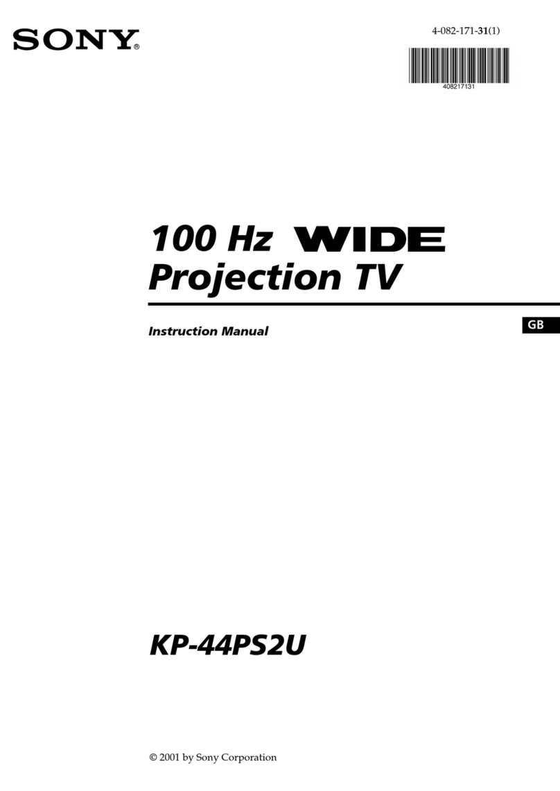 Sony KP-44PS2U User manual Sony KP-44PS2U User manual