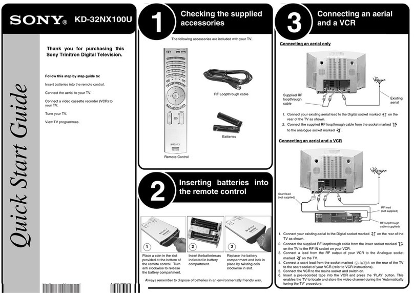 Sony KD-32NX100U User manual Sony KD-32NX100U User manual