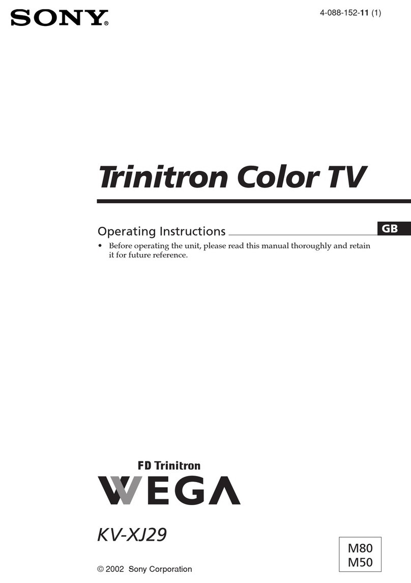 Sony FD Trinitron WEGA KV-XJ29 User manual