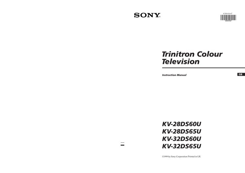 Sony Trinitron KV-28DS60U User manual