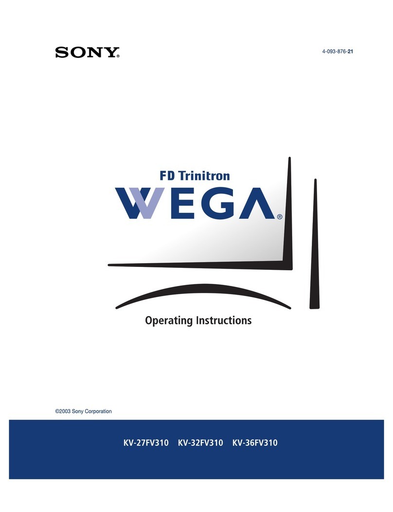 Sony KV-27FV310 - 27" Fd Trinitron Wega User manual