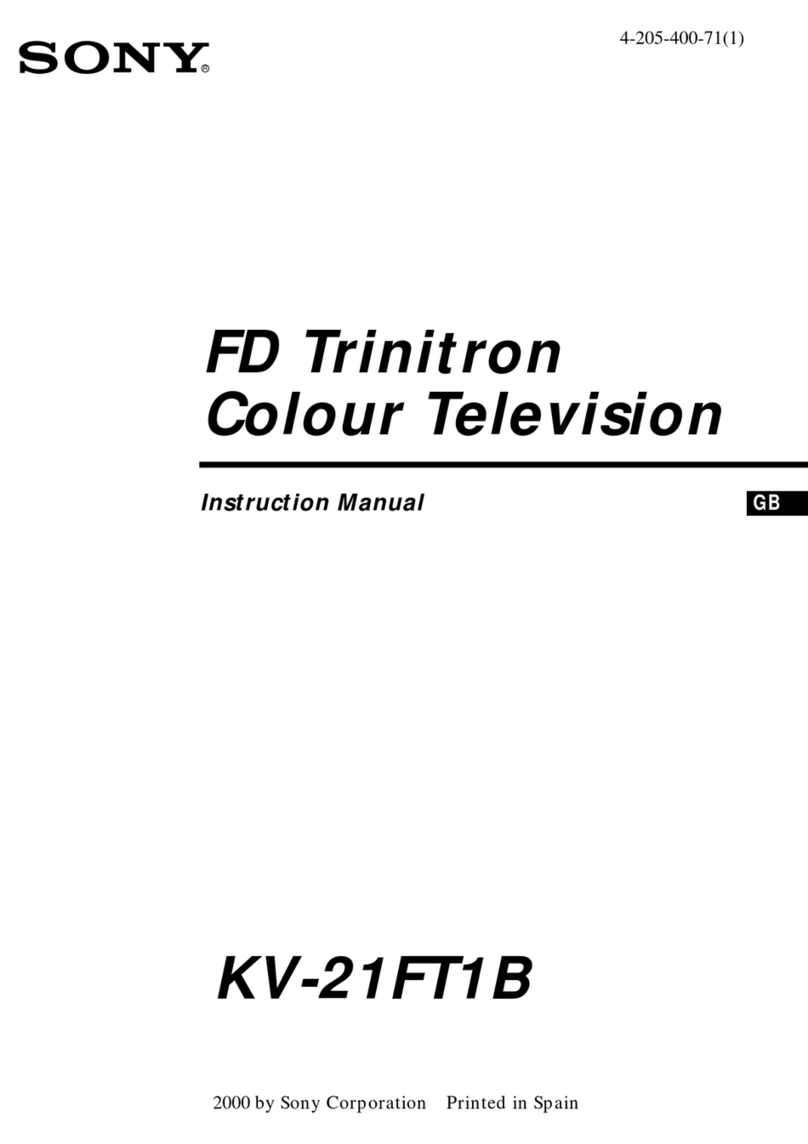 Sony KV-21FT1B User manual