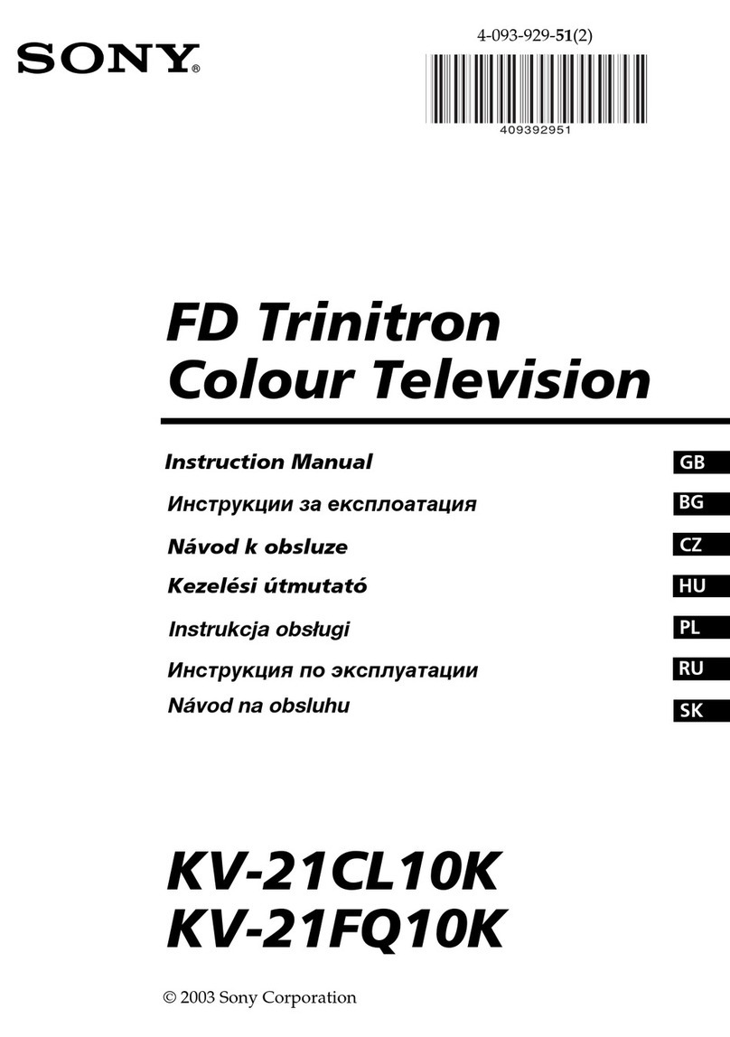 Sony KV-21CL10K instruction manual