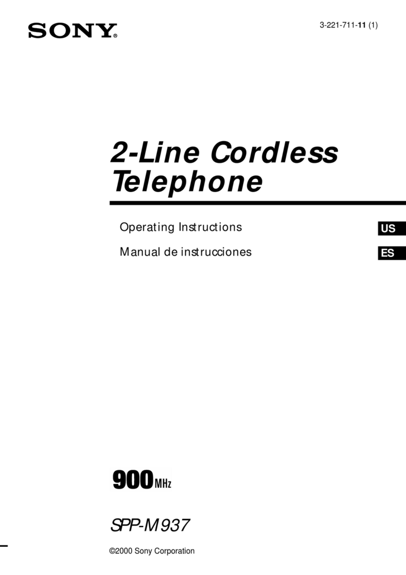 Sony SPP-M937 Instruction Manual Sony SPP-M937 Instruction Manual