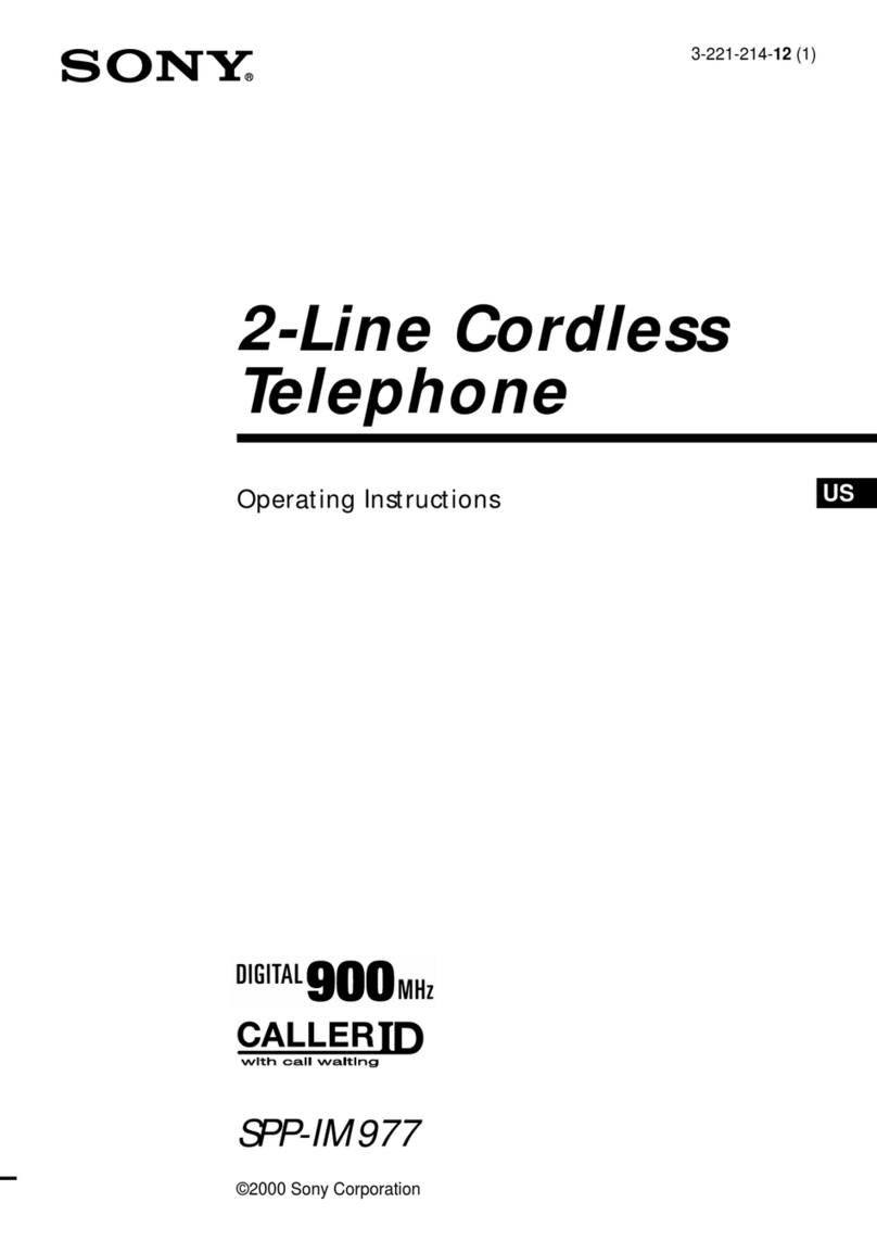 Sony SPP-IM977 operating instructions