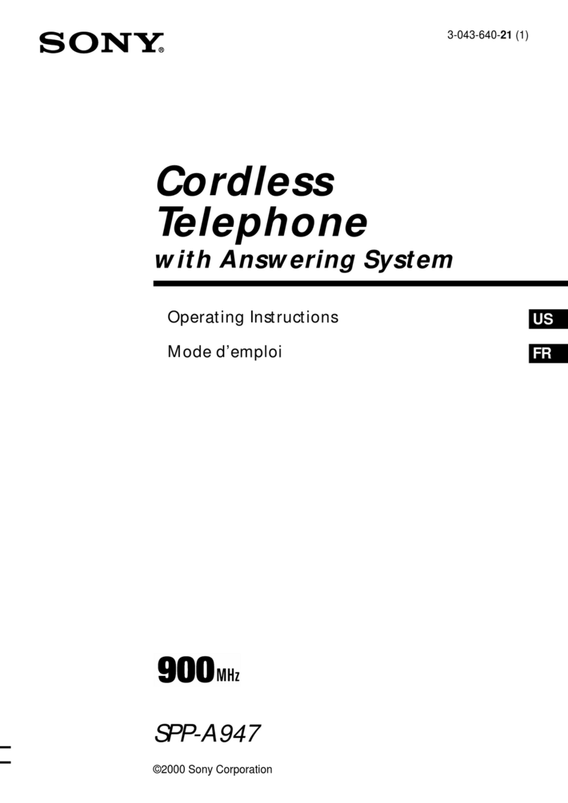 Sony SPP-A947 User manual