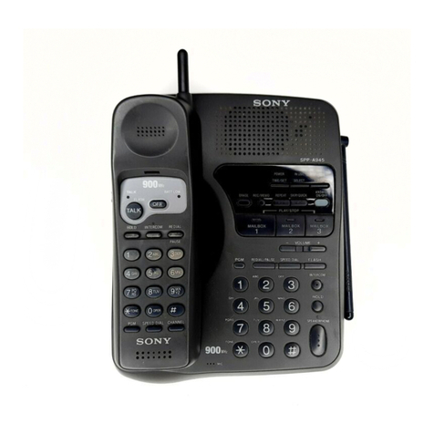 Sony SPP-A945 operating instructions