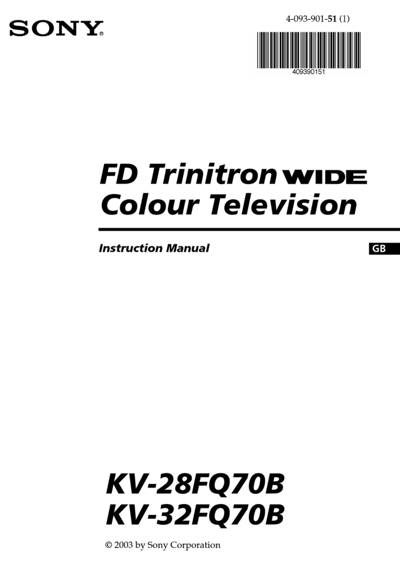 Sony FD Trinitron KV-28FQ70B instruction manual
