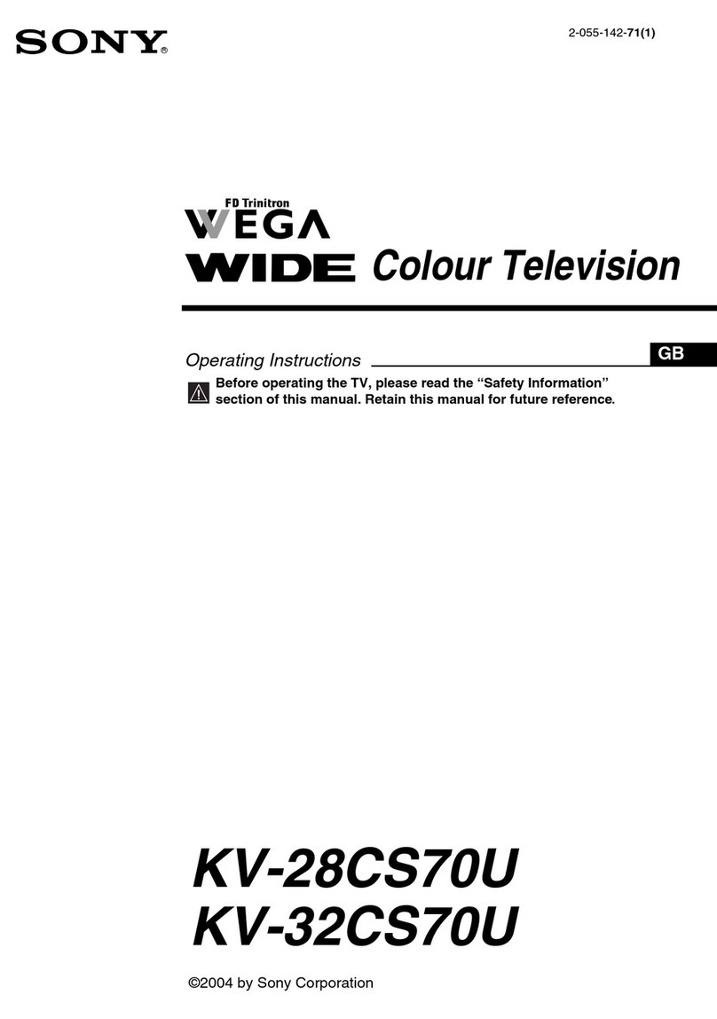 Sony KV-28CS70U User manual