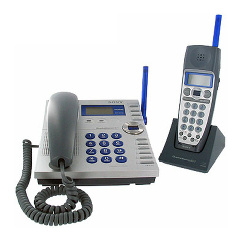 Sony SPP-S2730 - Cordless Telephone User manual